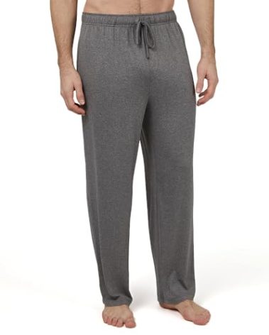 32 Degrees Men's Cool Classic Sleep Pant | Anti-Odor | 4-Way Stretch | Moisture Wicking, Heather Grey, Large