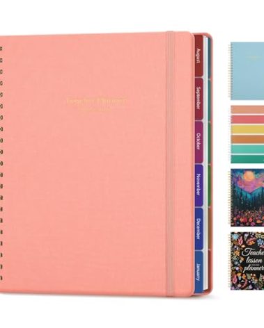 2025-2026 Teacher Planner Pink
