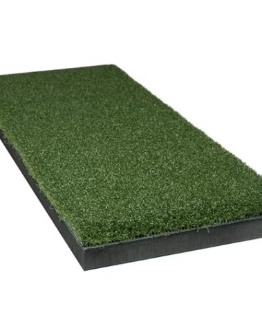 The Indoor Golf Shop SIGPRO Softy Hitting Strip - Professional-Grade, Replaceable Golf Hitting Mat - Realistic Fairway Feel - Teeline Turf Mimics Grass - Real Tee Capable - Joint-Friendly