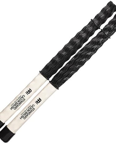 Meinl Stick & Brush Cajon Brush with Nylon Dowels and Adjustable Rings