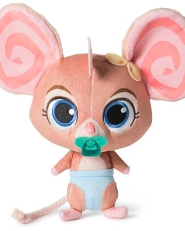 Vida the Vet, Baby Mouse Plush Toy, 8-Inch Tall Stuffed Animals with Super-Soft Fur, Kids Toys for Girls & Boys Ages 3 and up