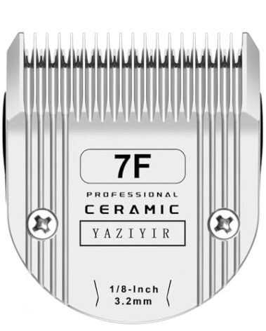 YAZIYIR 7F Dog Grooming Detachable Ceramic Blade,Compatible with WAHL 5 in 1 Blade for Wahl Arco, Bravura, Chromado, Creativa, Figura, and Motion Clippers. Cut Length 1/8-Inch 1.5mm