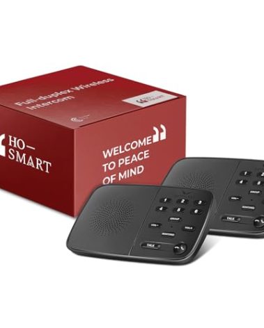 Hosmart UltraSpeak Pro Intercoms Wireless for Home, 2024 Two-Way Real-time Intercom Full Duplex Wireless Intercom System for Home Use, House Intercom System for Business with 1200 Feet Range