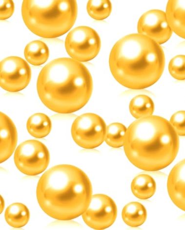 Gold Yellow Vase Filler | 150PCS Pearls Bead for Centerpieces Vases | 8/14/20 mm No Hole Beads, Fake Pearls for Wedding Birthday Theme Party Table Centerpieces Decor Decor