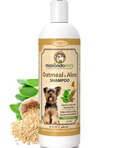 Oatmeal Shampoo for Dogs with Aloe Vera. Hypoallergenic Dog Shampoo for Allergies and Itching. Ideal Pet Shampoo for your Dog Grooming Supplies - Dog Bathing Supplies. Best Cat Shampoo & Puppy Shampoo