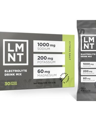 LMNT Zero Sugar Electrolytes - Citrus Salt | Drink Mix | 30-Count