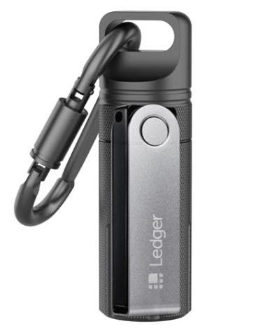 Crypto Wallet ‌Protector Case for Ledger Nano X/S S Plus - Portable Secure Storage for Travel & Outdoor Black