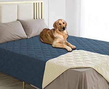Ameritex Waterproof Dog Bed Cover Pet Blanket with Anti-Slip Back for Furniture Bed Couch Sofa