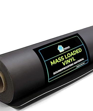 Trademark Soundproofing Mass Loaded Vinyl 1lb - MLV Soundproofing for Wall Sound Barrier - Sound Insulation - Made in USA - 4' x 25' Covers 100 sf - Made in USA