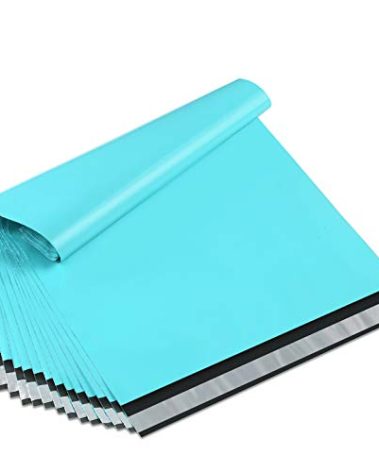 UCGOU Poly Mailers 9x12 Inch Teal 200 Pack Shipping Bags #3 Strong Mailing Envelopes Boutique Packaging Postal Self Seal Adhesive Waterproof and Tear Proof Small Business for Clothes Books