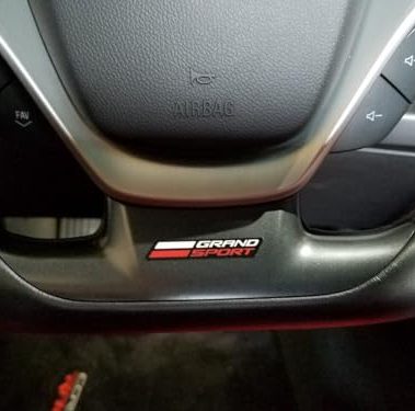 ZIC Corvette C7 Grand Sport Steering Wheel Decal Sticker
