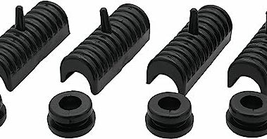 SWESGI Hard Saddlebag Rubber Grommets Support Cushions Fits For Harley Touring Street Glide Road King Glide Electra (1996-2013)