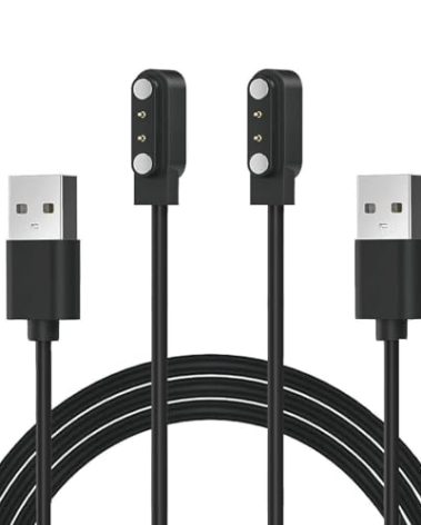2-Pack Magnetic Charging Cable for Monster Aria Free Open Ear Headphones Charger Air Conduction Headphone