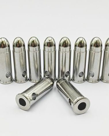 Bayattoo .44 S&W Special Steel Safety Practice Rounds Action Trainer Dummy Round Dry Fire Training Snap Cap (10pk)