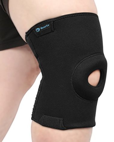 Nvorliy Plus Size Knee Compression Sleeve, Knee Brace for Large Legs Medical Support for Knee Pain Relief, Arthritis, Sports Exercise, Injury & Post-Surgery Recovery, Fit Men and Women (5XL)
