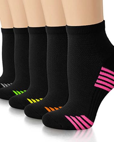 Aoliks Copper Compression Socks for Women & Men - Plantar Fasciitis Arch Support Ankle Socks for Running Small-Medium