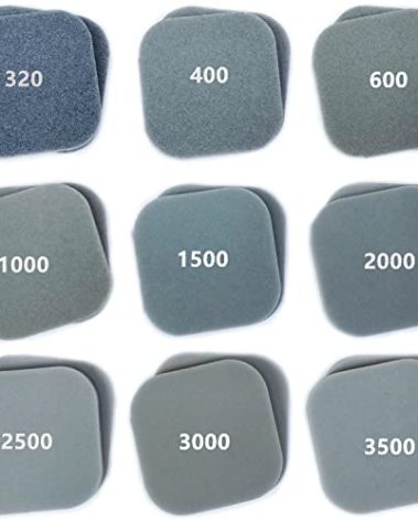 27 Pcs Sanding Sponge Soft Touch Sanding Pads,Sand Paper, Mesh Sanding Polishing Pads for Craft Polishing Repairing, 2" x 2" Sanding Blocks, 9 Kinds Grit from 320 to 3500