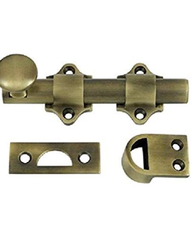 Deltana DDB425U5 HD Solid Brass 4-Inch Dutch Door Bolt