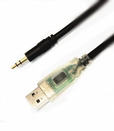 EZSync USB Cable for Lifescan Onetouch Glucose Diabetes Meters: Ultra2, Ultramini, Ultralink and Ultrasmart with Clear USB Case, Works with Tidepool, EZSync001B