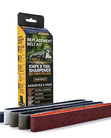 Work Sharp WSSAKO81113 Assorted Belt Kit Replacement for Ken Onion Edition