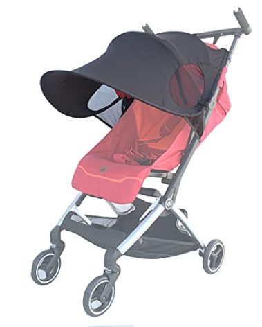 50+UPF Sunshade Extension Compatible with GB Pockit+ All City,Sun Visor UV Protect for Baby Stroller,Baby Stroller Summer Accessories, SUN002
