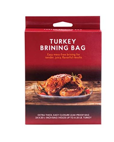 HIC Kitchen Roasting Turkey Brining Bag, Holds 20-Pound Turkey With Brine, Seasonings, And Aromatics For Juicy Tender Flavor