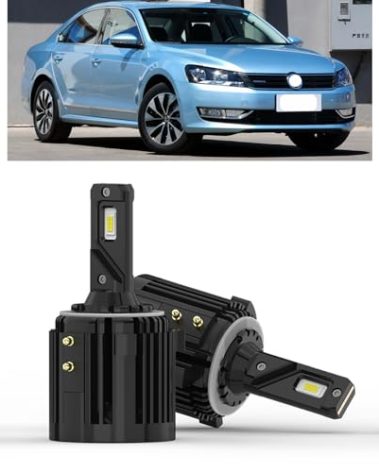 KITOCARTOP LED Headlight Bulbs 90W 9000LM 6000K Fit for 2012-2018 Volkswagen Passat Golf Tiguan Golf GTI Touran Headlamp DRL Lights Plug and Play Easy Installation Low Beam Driving Lights Fog lights