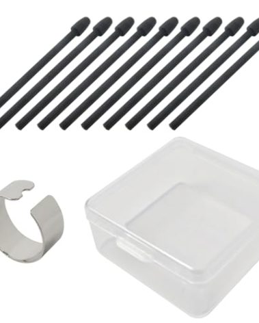 Xspeedonline 10Pcs Replacement Pen Tips/Nibs 1.6mm Fit for Kindle Scribe Pen - Black