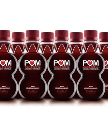 POM Wonderful 100% Pomegranate Juice, 8 Fl Oz (Pack of 8)