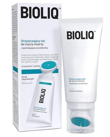 Bioliq - Clean Facial Cleansing Gel with Babassu Oil - Gentle Exfoliating Formula for Sensitive Skin, Soap-Free, Refreshing and Hydrating - 125ml