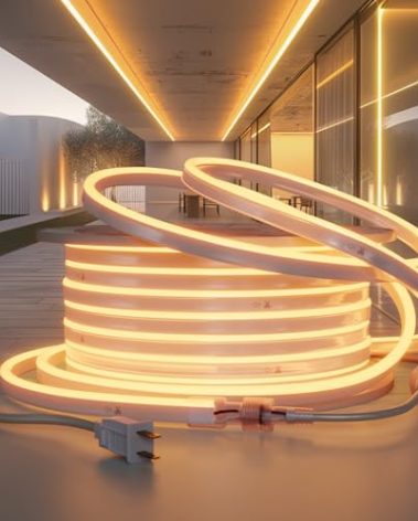 HRGXYUN LED Neon Rope Light, 98ft LED Neon with Dimmable,LED Strip Light Outdoor Waterproof,ETL Listed 2500K Warm White LED Rope Lights for Supermarket,High Building, Party,110v(dimmer not Included