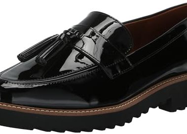 Franco Sarto Carolynn Black Patent 9 W