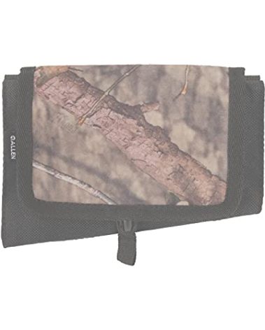 Allen Company Elastic Buttstock Rifle Cartridge Holder - Mossy Oak Break-Up Country Camo Ammo Carrier with Silent Flap - Hunting Shooting Accessory