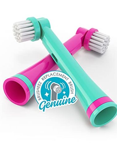 Brusheez Electronic Toothbrush Replacement Brush Heads 2 Pack (Prancy The Pony)