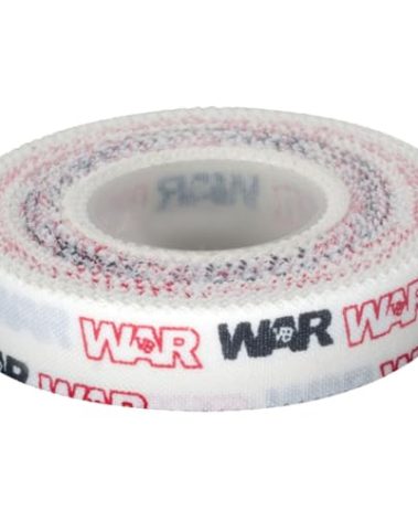 WAR Tape EZ Rip Premium Athletic Medical Sports Tape | No Sticky Residue | 30 ft Rolls | Best for Athletes & Trainers | Ideal for Fingers, Ankles, Wrists, and Equipment | 0.5 Inch (Pack of 1)