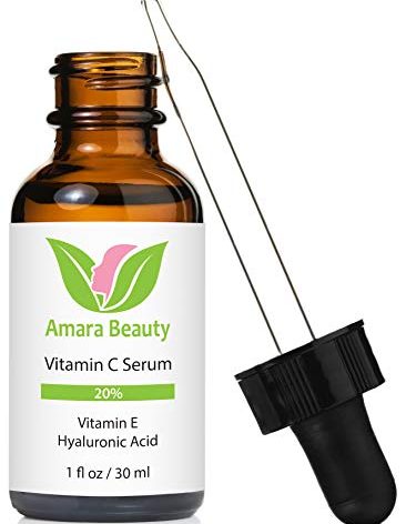 Vitamin C Serum for Face 20% with Hyaluronic Acid & Vitamin E, 1 fl. oz.