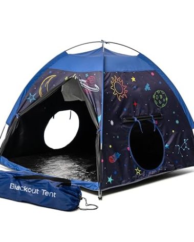 Blackout Sensory Tent for Kids with Autism - 51"x 51"x 40" Calming Corner, Easy to Assemble & Durable with Clear Phone Pocket and Mesh Storage – Ideal for SPD, ADHD & Autistic Children