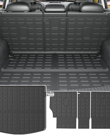 powoq Cargo Mat Compatible with 2023-2025 Mazda CX-5 Trunk Mat TPE Cargo Liner Backrest Trunk Liner Replacement for Mazda CX-5 2023 2024 2025 Accessories