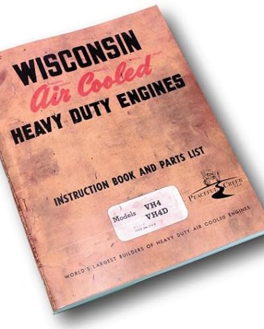 Vh4 Vh4D Engine Service Repair Instruction Operators Parts Manual Book c
