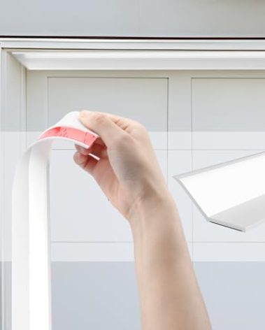 Garage Door Seal Top and Sides - 23 Ft Garage Door Weather Stripping Side Seal, Heavy Duty Weatherproof TPE, Insulates, Prevents Drafts, Easy Installation for Homeowners and DIYers