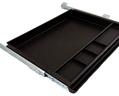 Pencil Drawer by NYCCO Underdesk Drawer 23 Inch Wide - Ball-Bearing Slides - Black