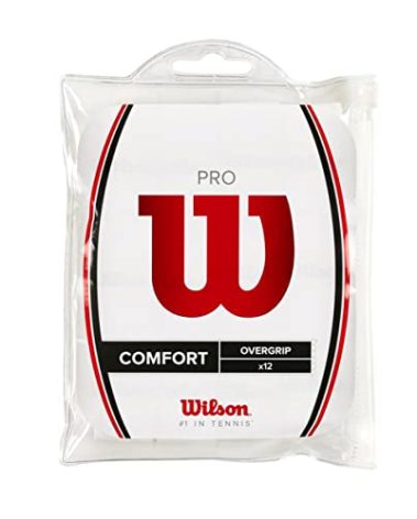 Wilson Pro Overgrip-Comfort 12 Pack. White