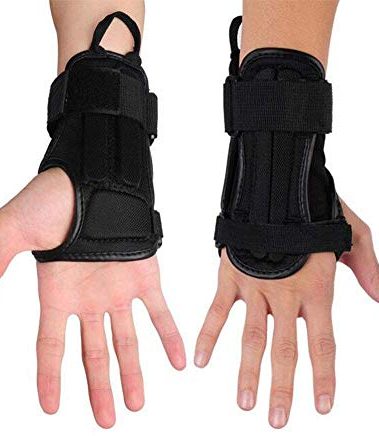 CTHOPER Impact Wrist Guard Fitted Wrist Brace Wrist Support for Snowboarding, Skating, Motocross, Street Racing, Mountain Biking, Weightlifting (M)