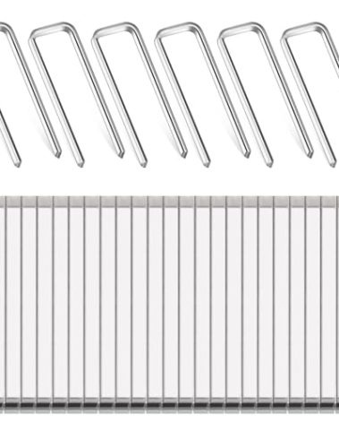 80 Pieces Repair Plantation Shutters Tool, Plantation Shutter Louvers Fasteners Hardware Kit Household Windows Blind Tilt Rod Staples Louvers Staples for Blind Repairing Supplies (1.9 x 0.5 cm)