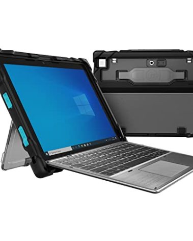 Gumdrop DropTech Laptop Case Fits Dell Latitude 12" 7200/7210 2-in-1 (Without Smart Card Reader) for Office, Travel, Business and Professionals, Rugged Bumpers for Reliable Device Protection – Black