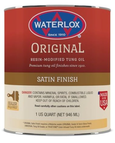 Waterlox TB 6044 Original Satin Finish, Quart, 32 Fluid Ounces