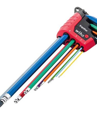 Wiha SB369 ErgoStar 9-Piece Bright Colour Metric
