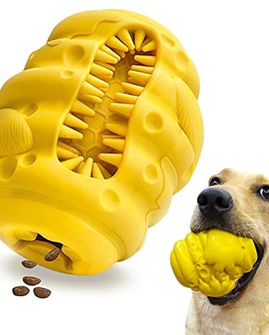 Dog Interactive Toys Indestructible Dog Toys Food Dispensing Treat Dispenser Dogs Puzzles Feeder Slow Feeding for Large/Medium/Small Aggressive Chewers Breeds