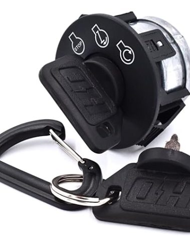 Starter Ignition Switch w/Umbrella Key fits Bush Hog 50047912 Bushhog Snapper Pro Simplicity 7072684YP Ariens Gravely 03277000 Includes Protective Umbrella 2 Keys
