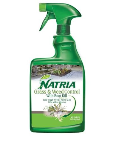 Natria Grass and Weed Killer with Root Kill, Ready-to-Use Herbicide, 24 Ounce